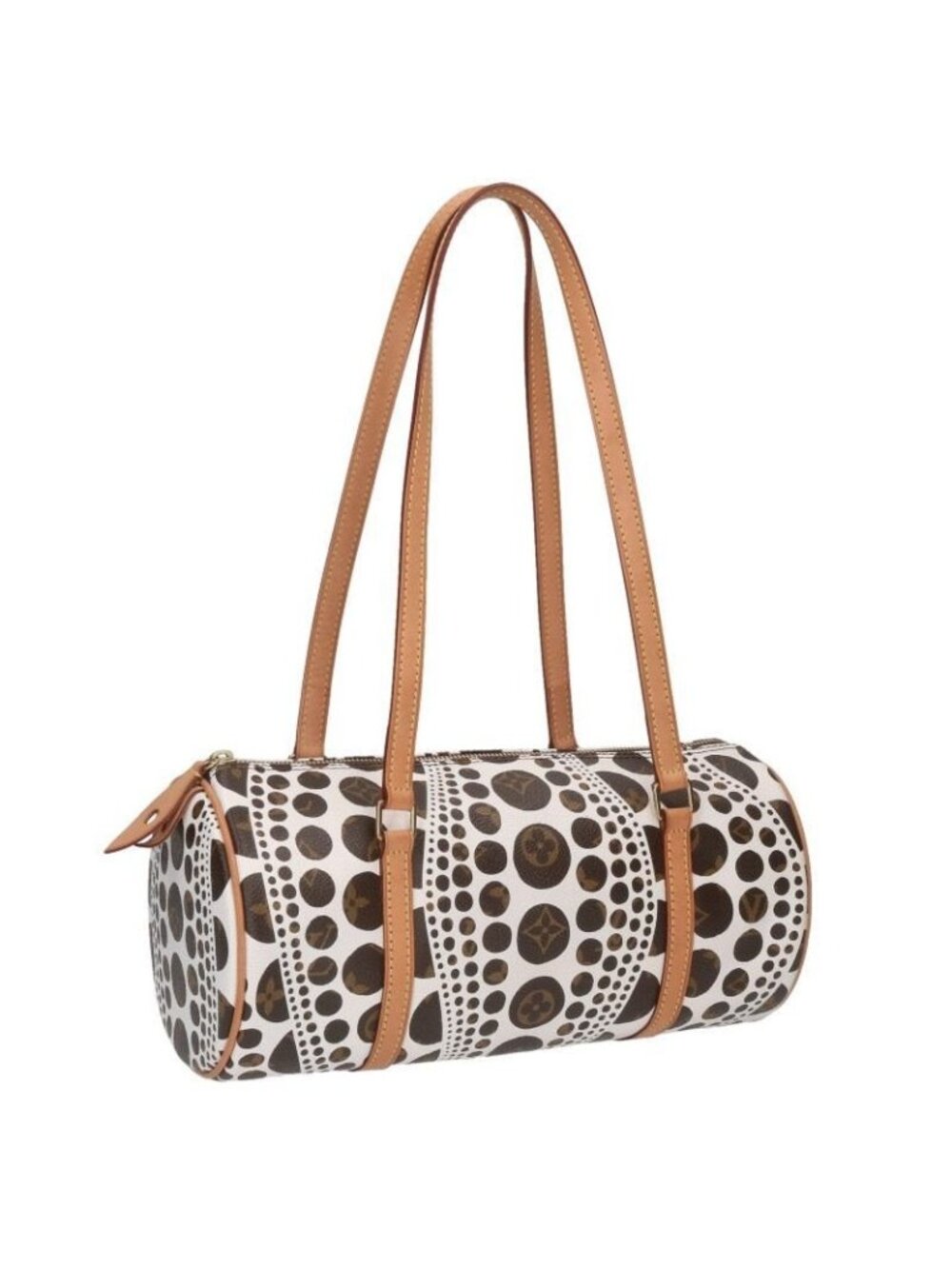 Louis Vuitton Papillon GM Yayoi Kusama Monogram Pumpkin Dot Handbag